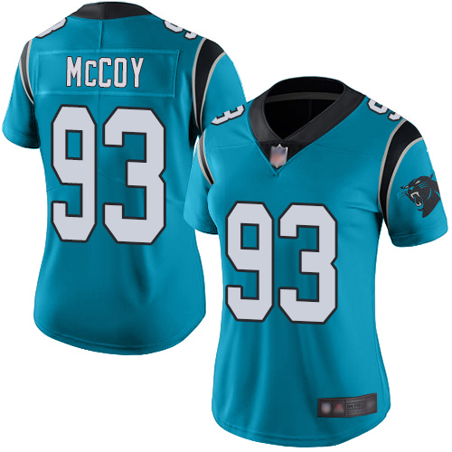 Carolina Panthers Limited Blue Women Gerald McCoy Alternate Jersey NFL Football #93 Vapor Untouchable